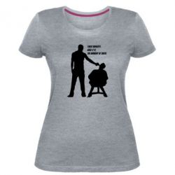 Жіноча преміум футболка Three minutes. - PrintSalon