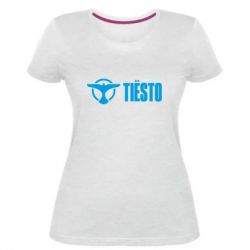 Женская премиум футболка Tiesto Logo 2