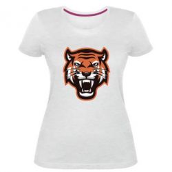 Женская премиум футболка Tiger - PrintSalon
