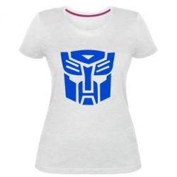 Женская премиум футболка Трансформеры Автоботы - PrintSalon