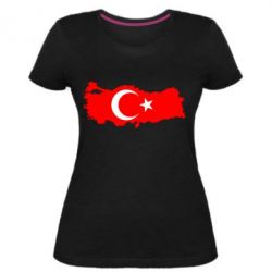 Женская премиум футболка Turkey - PrintSalon