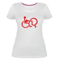 Женская премиум футболка удовольствие - PrintSalon