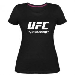 Женская премиум футболка UFC - PrintSalon