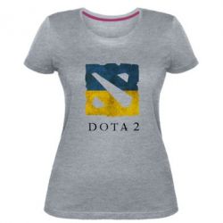 Жіноча преміум футболка Ukraine Dota Team - PrintSalon