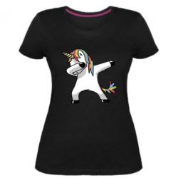 Женская премиум футболка Unicorn SWAG - PrintSalon