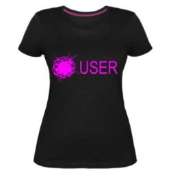 Женская премиум футболка User Habrahabr - PrintSalon