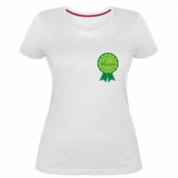 Жіноча преміум футболка Vegan - PrintSalon