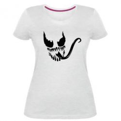 Женская премиум футболка Venom Silhouette - PrintSalon