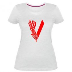 Женская премиум футболка Викинги - PrintSalon