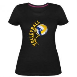 Женская премиум футболка Волейбол - PrintSalon