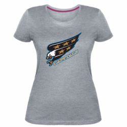 Женская премиум футболка Washington Capitals Logo - PrintSalon