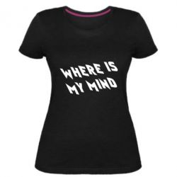 Женская премиум футболка Where is my mind - PrintSalon
