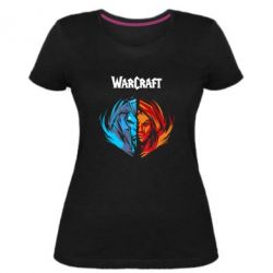 Женская премиум футболка World of warcraft battle for azeroth - PrintSalon