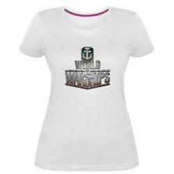 Жіноча преміум футболка World of Warships - PrintSalon