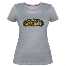 Жіноча преміум футболка Wow Logo - PrintSalon