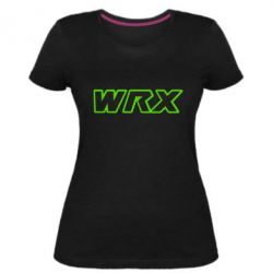 Женская премиум футболка WRX logo - PrintSalon