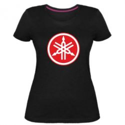 Женская премиум футболка Yamaha Big Logo - PrintSalon