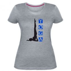 Жіноча преміум футболка Yoga - PrintSalon