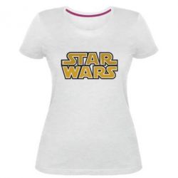 Женская премиум футболка Звездные войны - PrintSalon