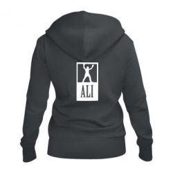 Женское худи на молнии Ali - PrintSalon