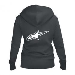 Жіноче худі на блискавці Alpinestars - PrintSalon