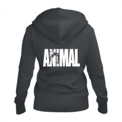 Жіноче худі на блискавці Animal Powerlifting - PrintSalon