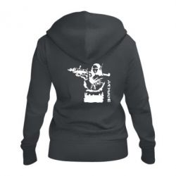 Женское худи на молнии Bancsy Mona Lisa