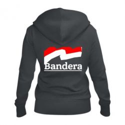 Женское худи на молнии Bandera - PrintSalon