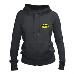 Женское худи на молнии Batman - PrintSalon
