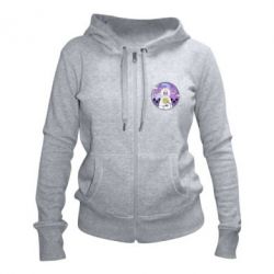 Женское худи на молнии Bitcoin on the planet