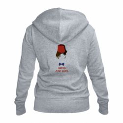 Жіноче худі на блискавці bow ties are cool - PrintSalon