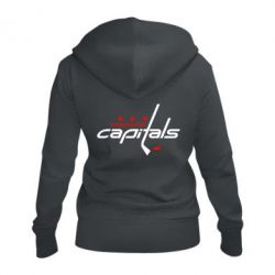 Женское худи на молнии Capitals - PrintSalon