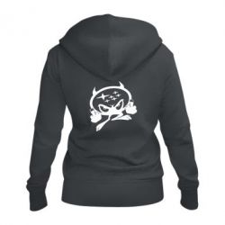 Женское худи на молнии Чертик Subaru - PrintSalon