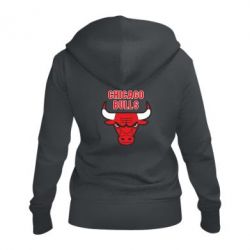 Женское худи на молнии Chicago Bulls vol.2 - PrintSalon
