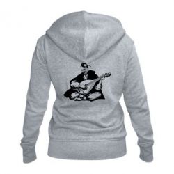 Женское худи на молнии Cossack and Pandora-PrintSalon Женское худи на молнии Cossack and Pandora