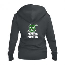 Женское худи на молнии Creeper Hunter - PrintSalon
