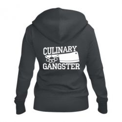 Женское худи на молнии Culinary Gangster - PrintSalon