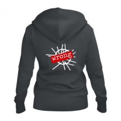 Женское худи на молнии Depeche Mode Wrong - PrintSalon