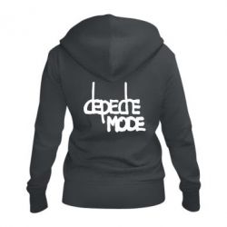 Женское худи на молнии Депеш Мод - PrintSalon