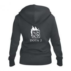 Женское худи на молнии Dota 2 Fire - PrintSalon