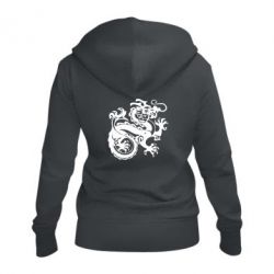 Женское худи на молнии Дракон - PrintSalon