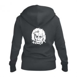 Женское худи на молнии Энштейн