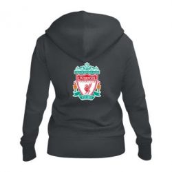 Жіноче худі на блискавці FC Liverpool - PrintSalon