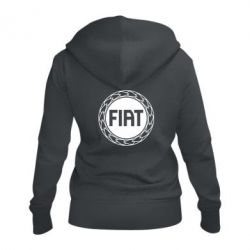 Женское худи на молнии Fiat logo - PrintSalon