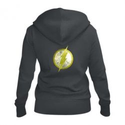 Женское худи на молнии Flash Logo - PrintSalon