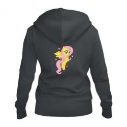Жіноче худі на блискавці Fluttershy - PrintSalon