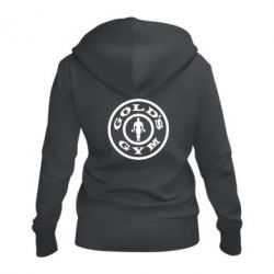 Женское худи на молнии Gold's Gym - PrintSalon