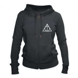 Жіноче худі на блискавці Harry Potter logo - PrintSalon