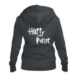 Жіноче худі на блискавці Harry Potter logo - PrintSalon