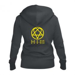 Женское худи на молнии HIM! - PrintSalon